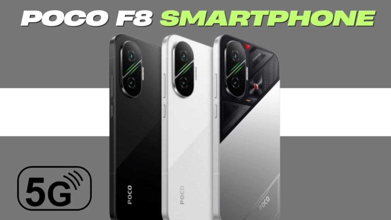 7700mah की बैटरी और 100W के फास्ट चार्जिंग के साथ लॉन्च हुआ Poco f8 5G Smartphone जाने कीमत