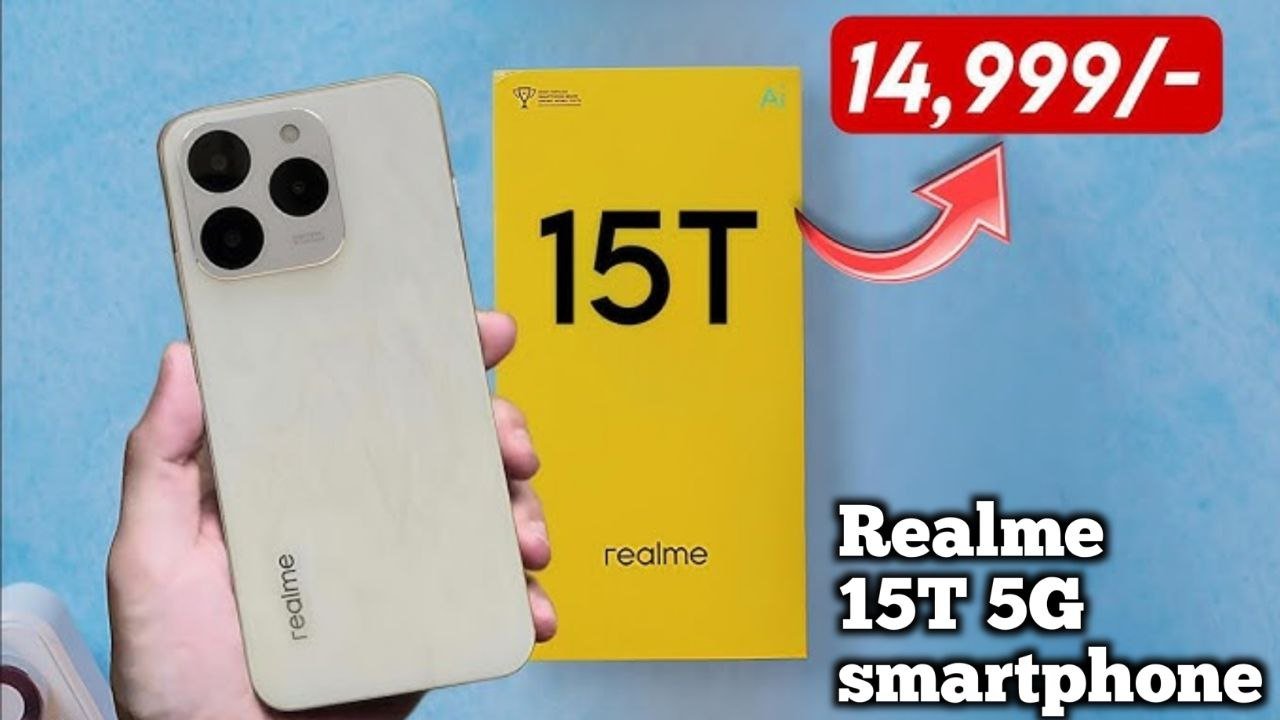 आईफोन का भी बाप है Realme 15T 5G smartphone मिलेंगे 50 MP सेल्फी कैमरा और 7000 की पावरफुल बैटरी