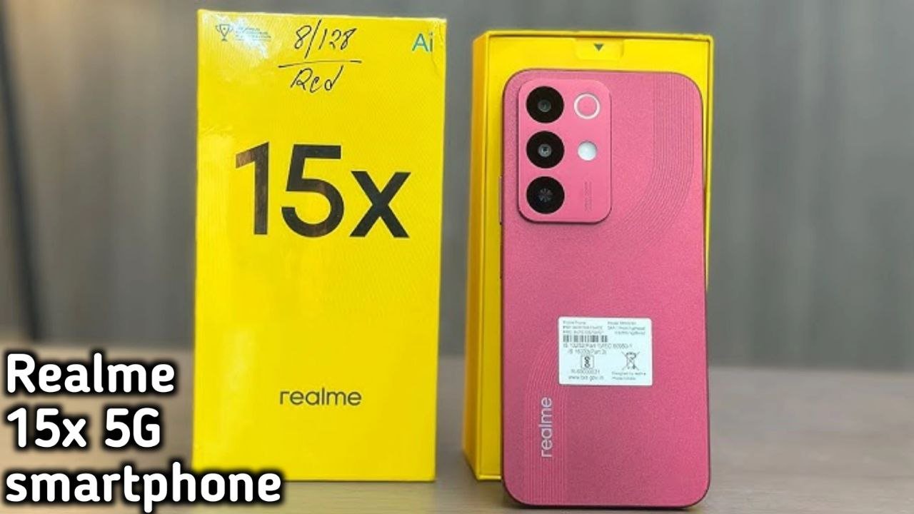 दमदार प्रोसेसर और कम कीमत में लॉन्च हुआ Realme 15x 5G smartphone जिसमें मिलेगी 7000mah की पावरफुल बैटरी